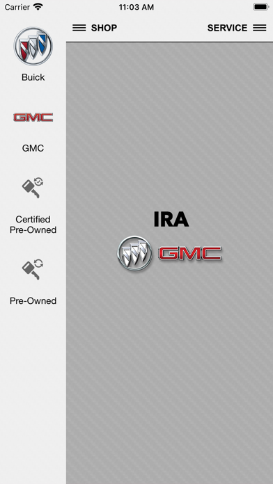 Ira Buick GMC Screenshot