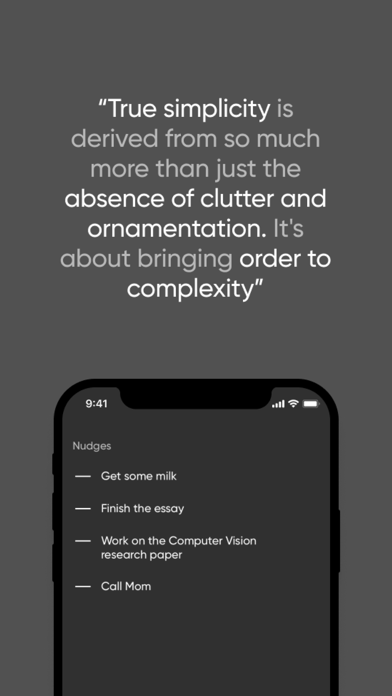 Nudges: Minimal To-Do Screenshot