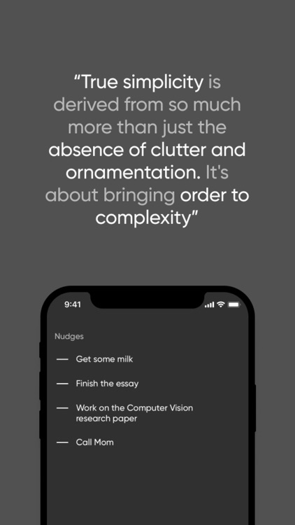 Nudges: Minimal To-Do