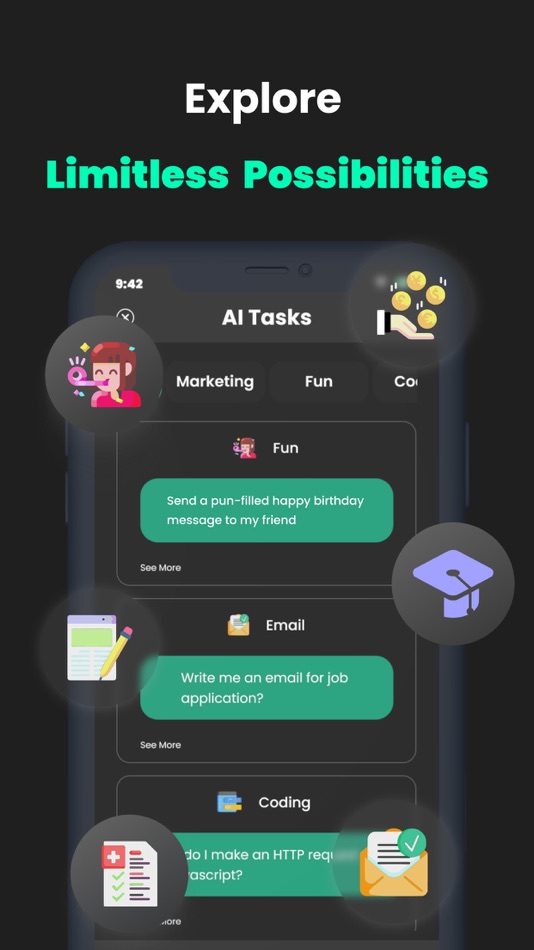 #2. AI Buddy: AI ChatBot Assistant (iOS) Podle: Stoic Softwares