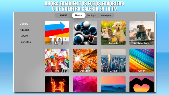 Captura de pantalla de la aplicación