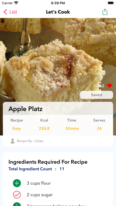 Cake Recipes: Tasty & Healthy Screenshot