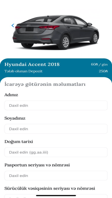 GetdiY Rent A Car Screenshot