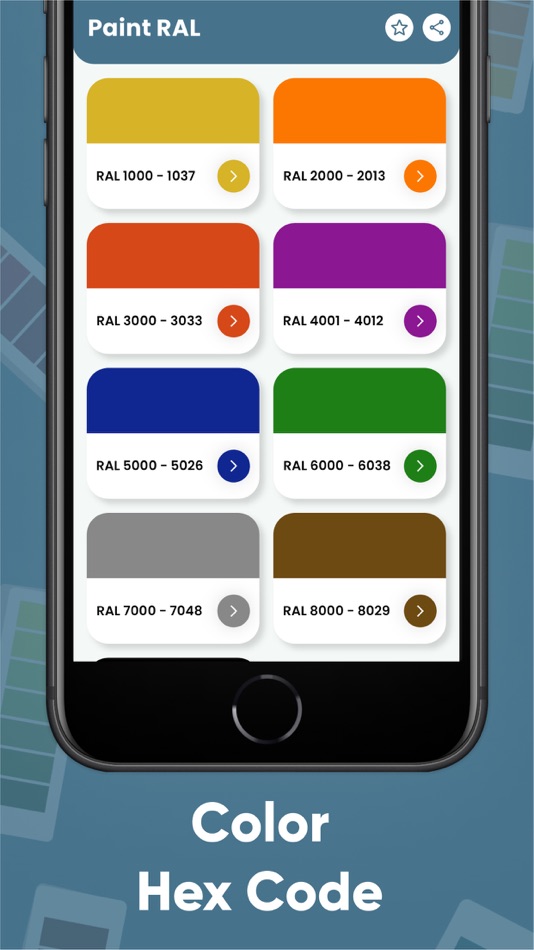 #2. Paint RAL No. (iOS) Podle: Kantaben Gorasiya