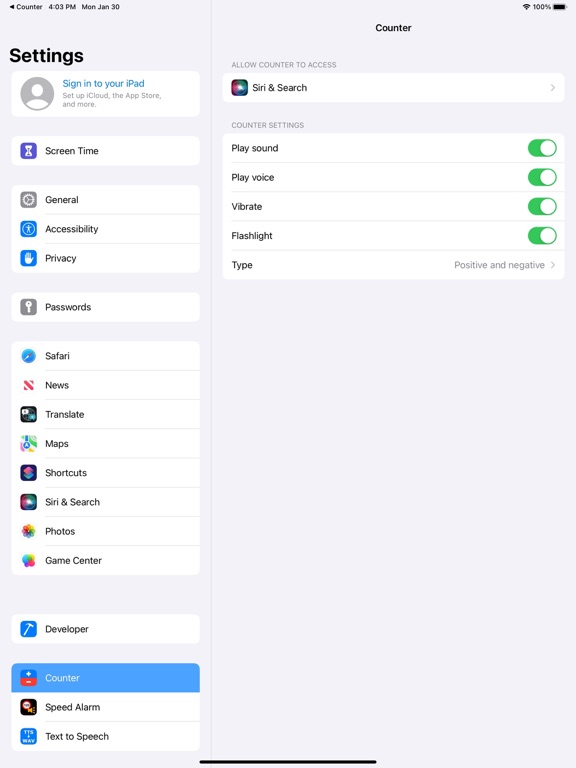 App screenshot