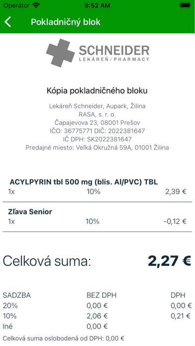 Schneider Lekáreň Screenshot