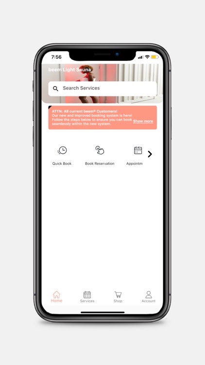 beem Light Sauna App