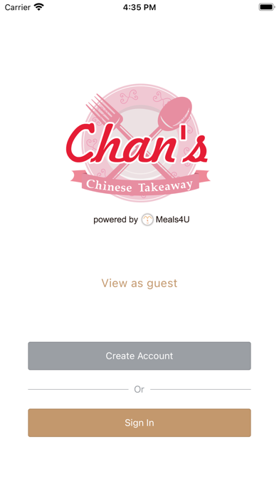 Chan's  Chinese Takeaway Screenshot