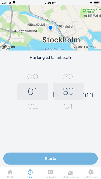 Svevia Säkerhetsapp Screenshot