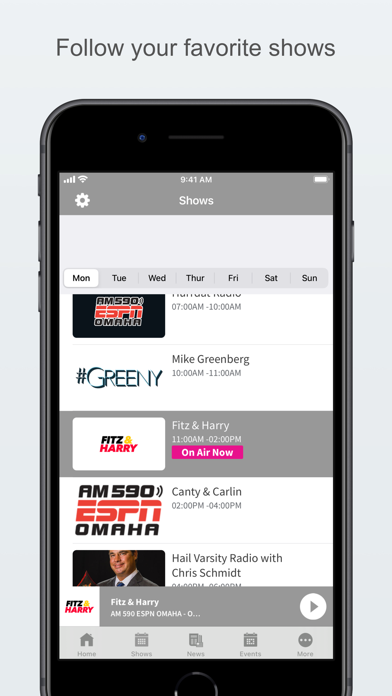 AM 590 ESPN Omaha Screenshot