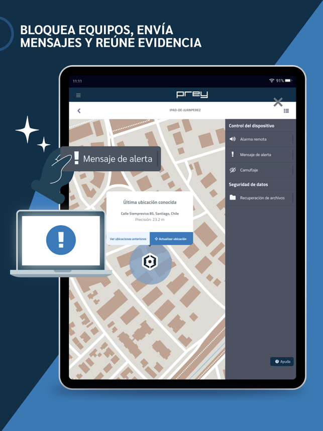 ‎Prey Rastreo y Seguridad Screenshot