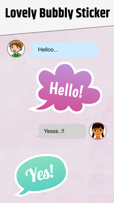 Screenshot #8 for Lovely Bubbly Sticker