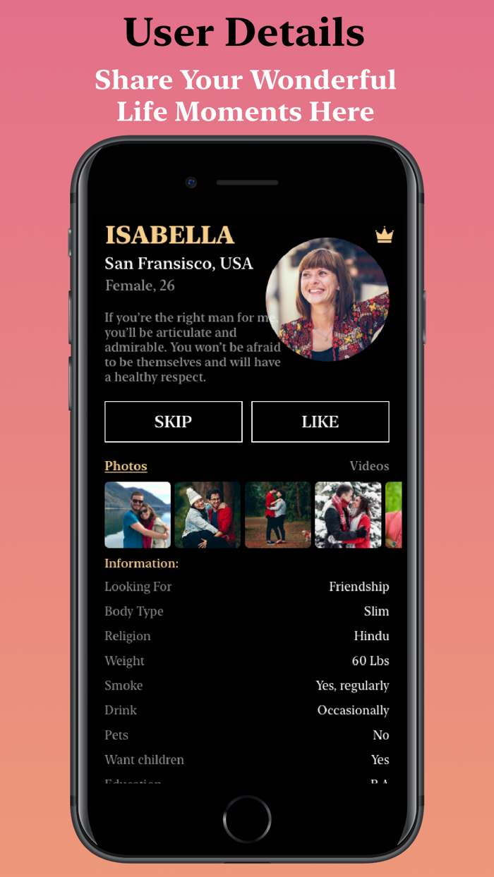 Prime  Selective Women Dating