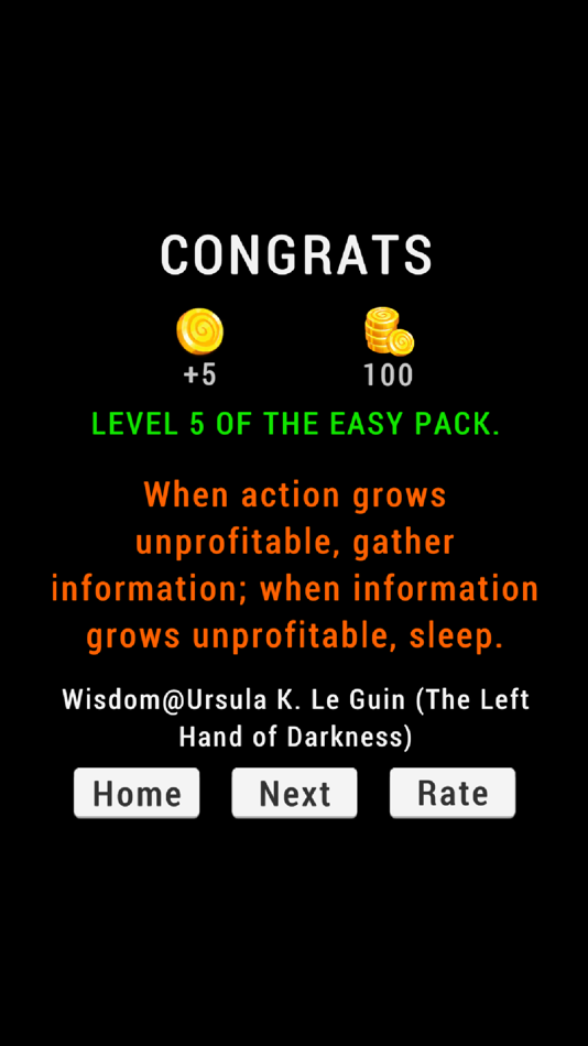 #1. Cryptogram Cryptoquote Puzzle (iOS) By: Hieu Hoang
