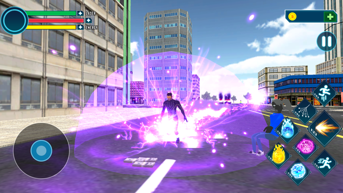 Amazing Flying Rope Hero 3D