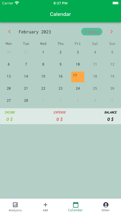 Money Wally: Expense & Budget Screenshot