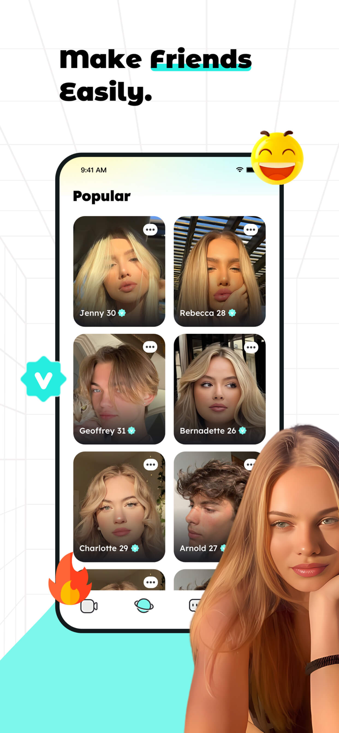 Wowly - Live Chat and Video Meet