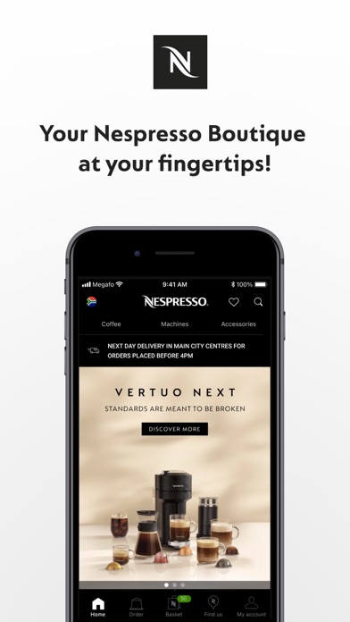 Nespresso Middle East & Africa Screenshot