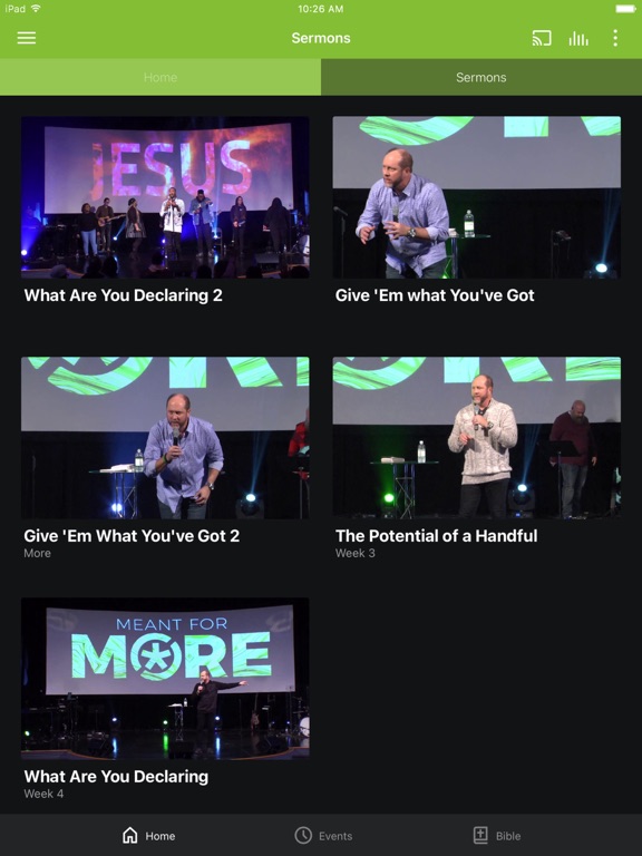 Epicenter Church App iPad screenshot 2 - Lifestyle app