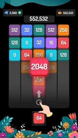 Game screenshot X2 Blocks : 2048 Number Puzzle apk