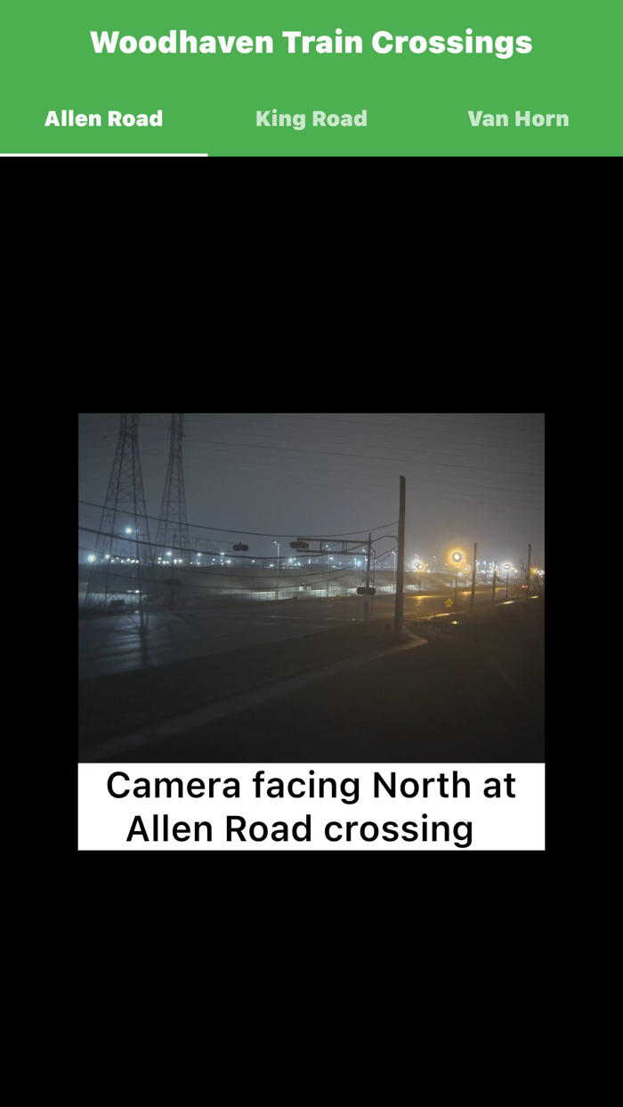 Woodhaven Train Crossings