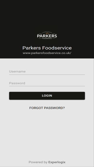 Parkers Foodservice LTD Screenshot