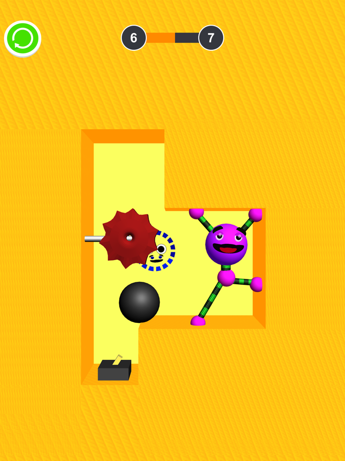 Purple Stretch 3D -Monster Cut