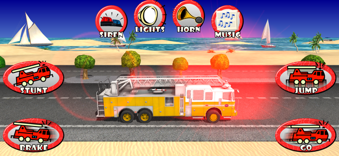 Fire Truck Race and Rescue