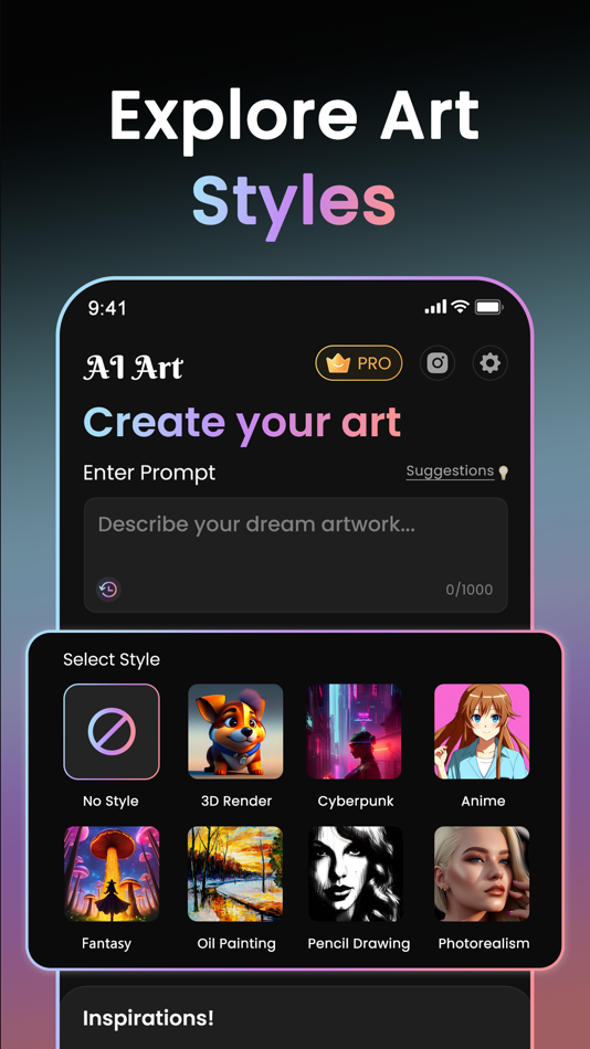 #3. AI Art - AI Photo Creator (iOS) 由: SEAMOBI TECH PTE LTD