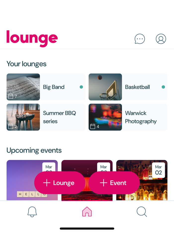 Lounge - Groups and Events