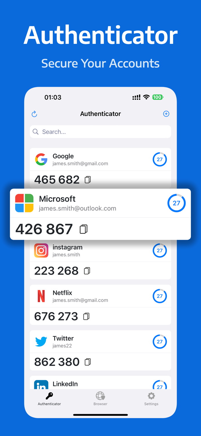 Authenticator App ·