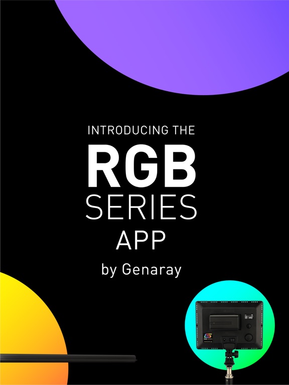 RGB Series iPad screenshot 2 - Photo & Video app