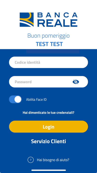 Banca Reale App Screenshot