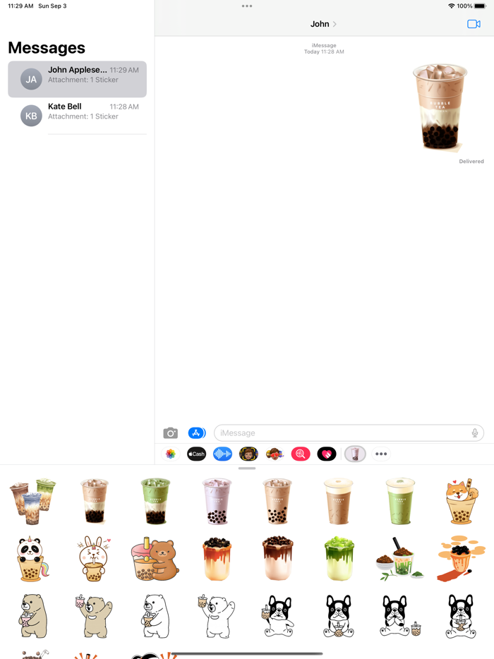 Boba Bubble Tea Stickers