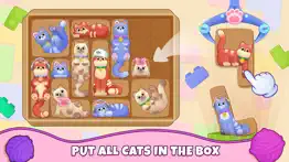 sliding block puzzle cats game iphone screenshot 2