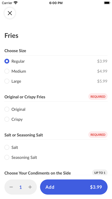 Roadrunner Grill Screenshot