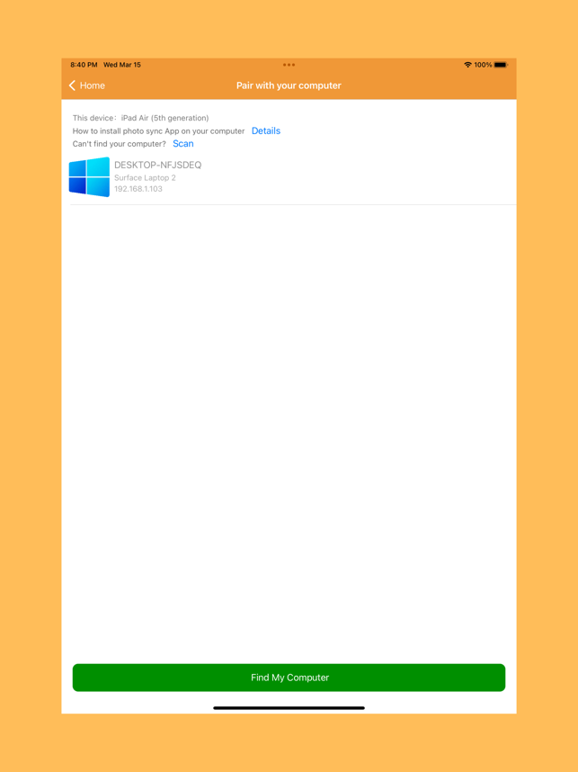 ‎PhotoSync-Backup your photos Screenshot