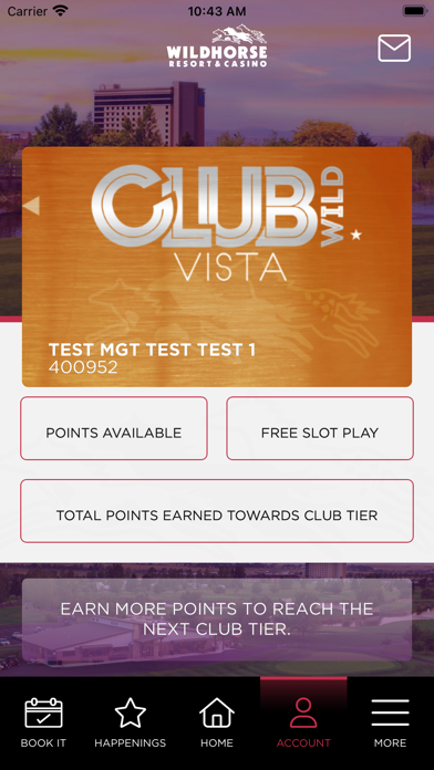 Screenshot 2 of Wildhorse Resort & Casino App