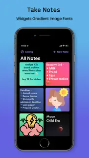 jot down : sticky widget notes iphone screenshot 1