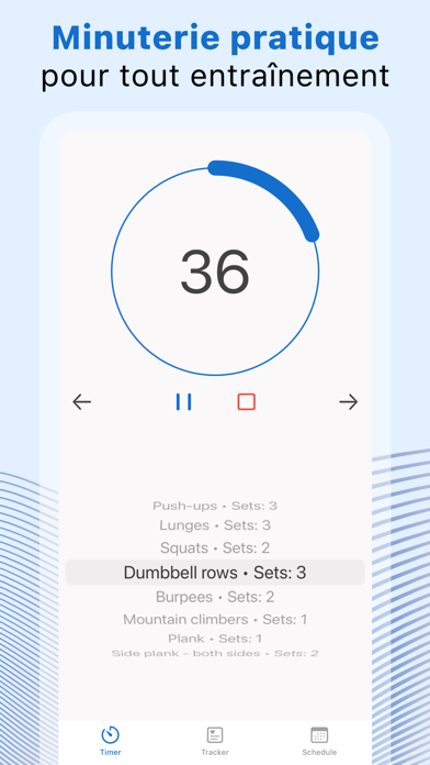 Screenshot #1 pour ProtoFit: Interval Timer