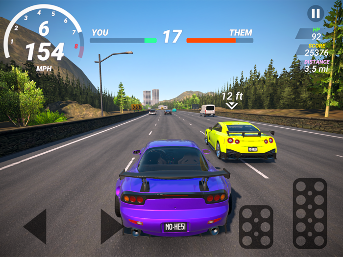 No Hesi Car Traffic Racing