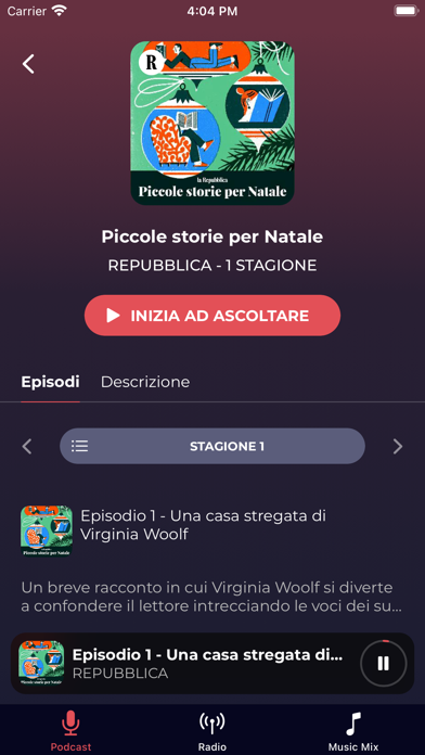 OnePodcast Screenshot