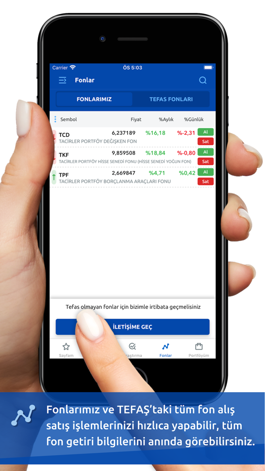 #5. Tacirler Yatırım (iOS) 由: TACIRLER YATIRIM MENKUL DEGERLER A S