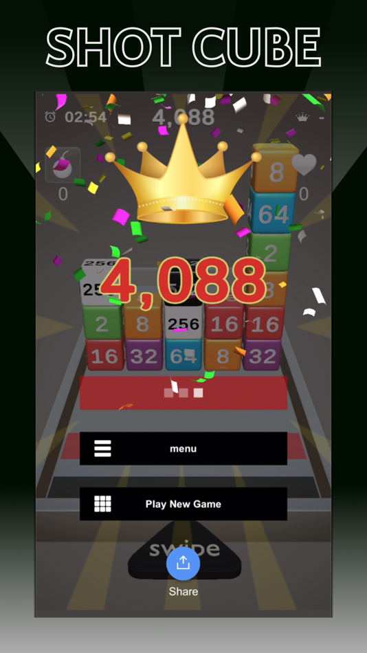 #5. SHOT CUBE :3D Block chain Game (iOS) 由: arakawa yuichiro