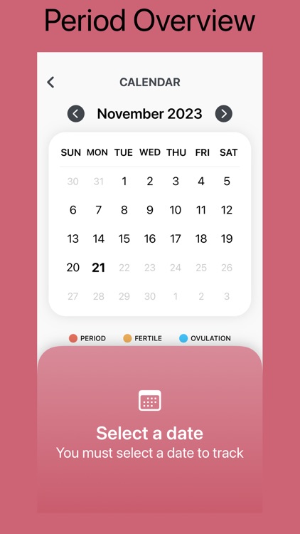 Period & Cycles Tracker