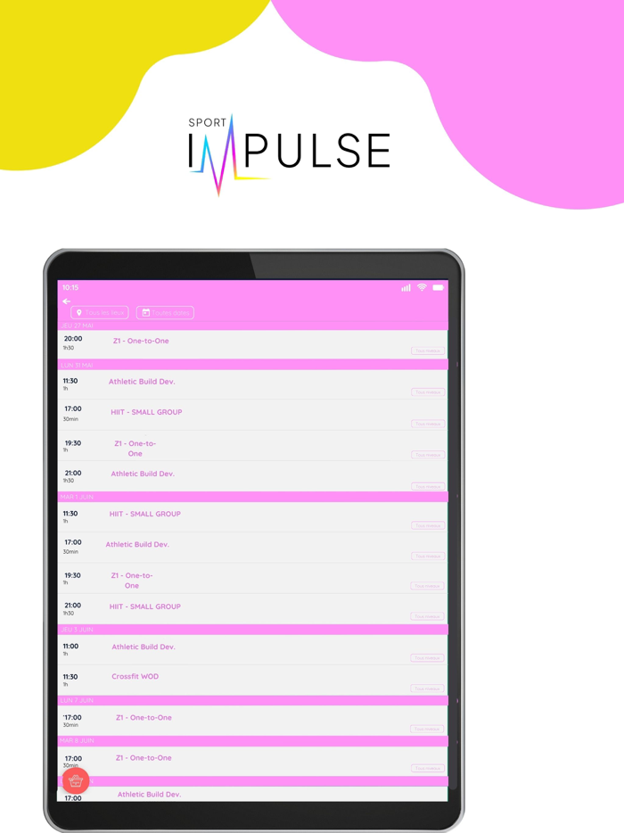 Sport Impulse réservation