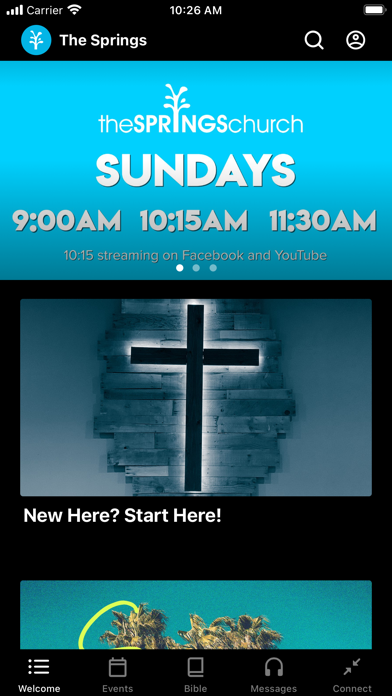 The Springs Church App Screenshot