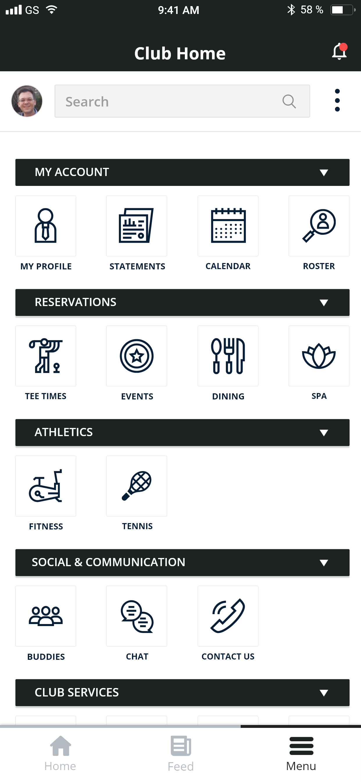Edgewood Country Club myECC screenshot 4
