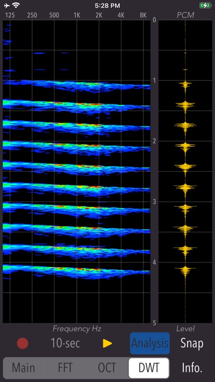 Wavelet Voice Sonogram screenshot-6