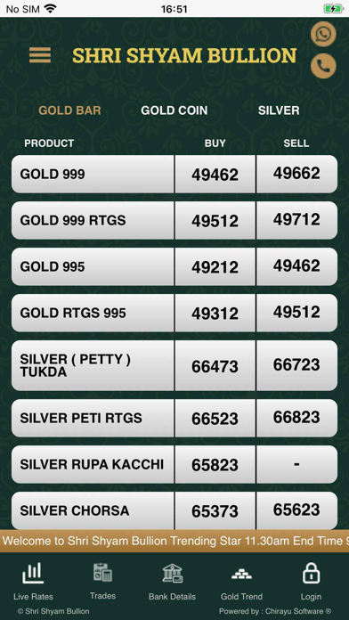 Shri Shyam Bullion Screenshot